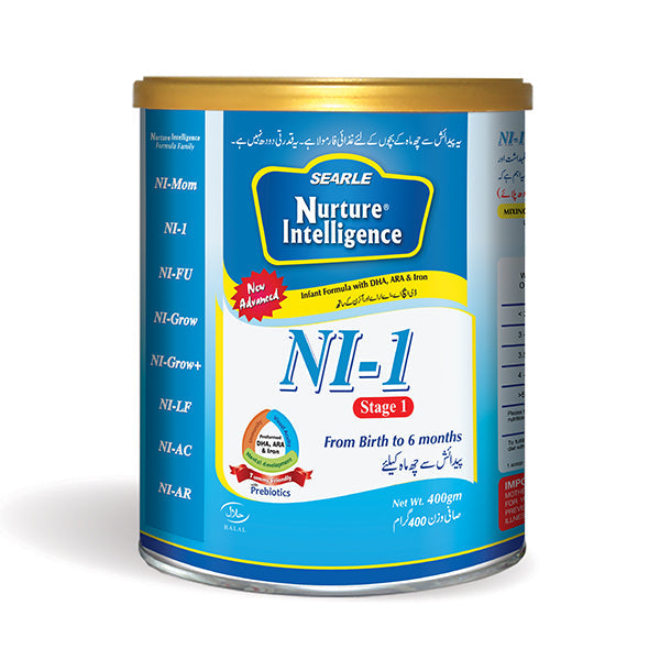 Ni-1 Stage 1 Infant Formula Baby Milk Powder, 400g