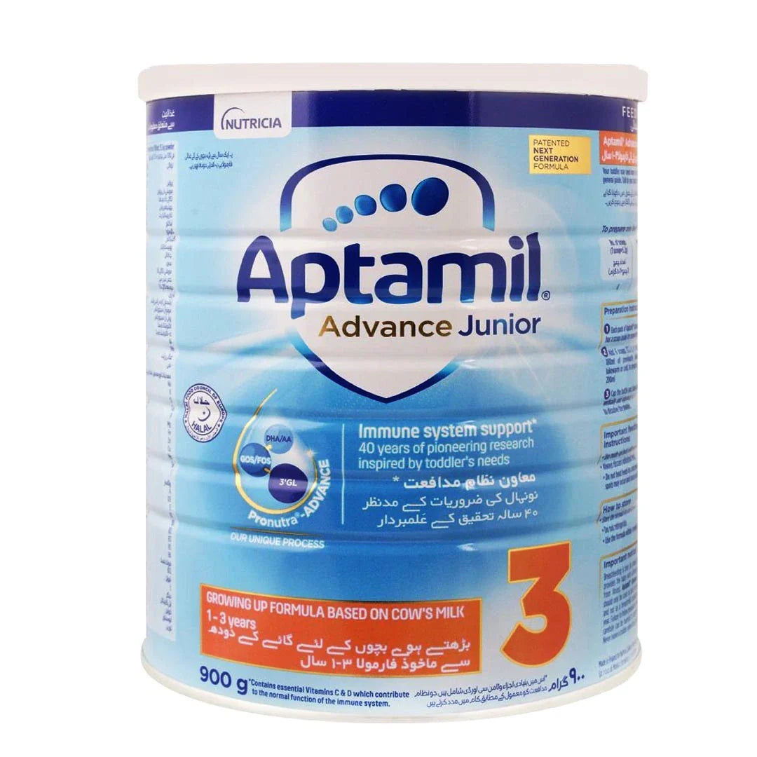Aptamil Advance Junior 3 Growing Up Formula, 900g