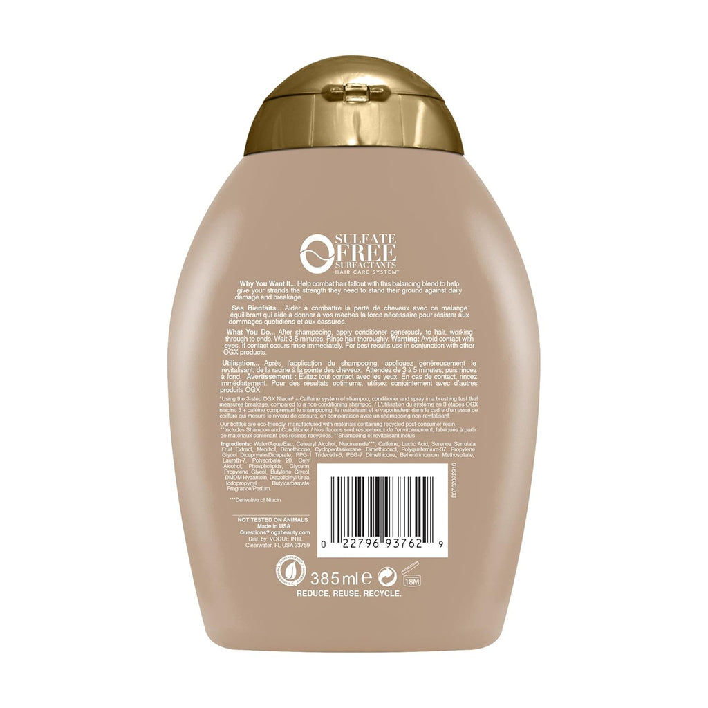 Ogx Fight Fallout + Niacin & Caffeine Conditioner, 385 ml