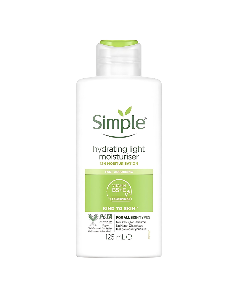 Simple Kind to Skin Hydrating Light Moisturizer With Vitamin B5 + E, 125 ml