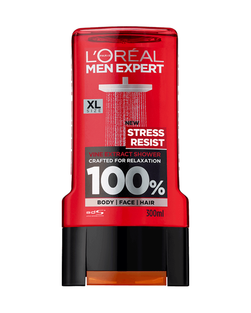 Loreal Men Expert Stress Resist Shower Gel, 300ml