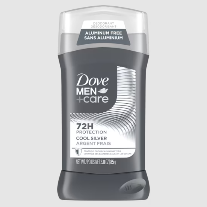 Dove Men+Care Cool Silver Deodorant Stick, 85g